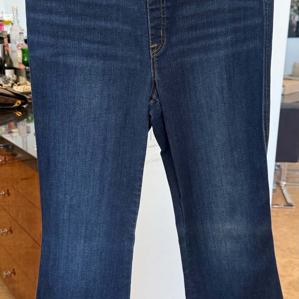 NWT SPANX Dark Blue Flare Jeans